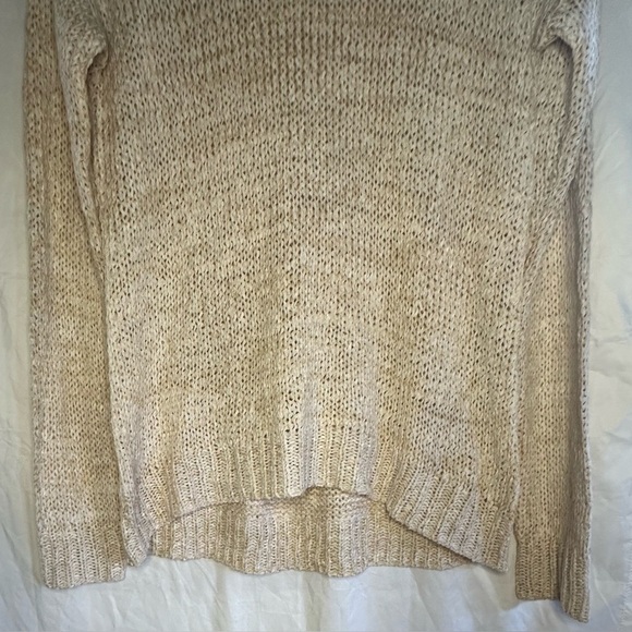 Carolyn Taylor Women’s Tan Long Sleeve Crew Neck Sweater size Medium - Picture 4 of 12
